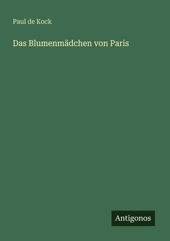 Das Blumenmädchen von Paris