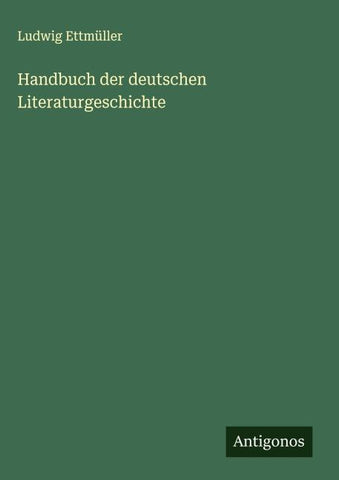 Handbuch der deutschen Literaturgeschichte