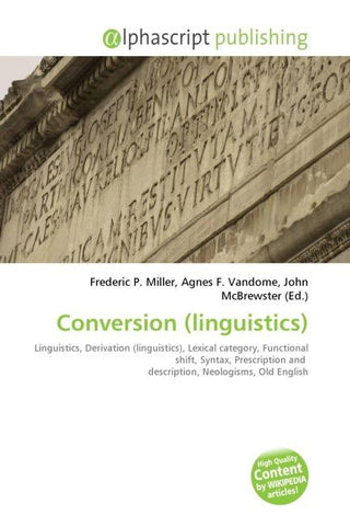Conversion (linguistics)