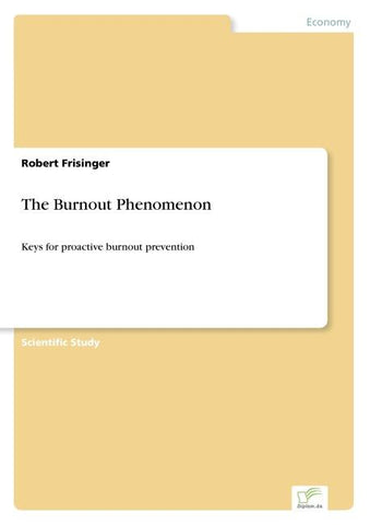 The Burnout Phenomenon