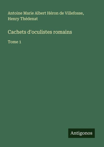 Cachets d'oculistes romains