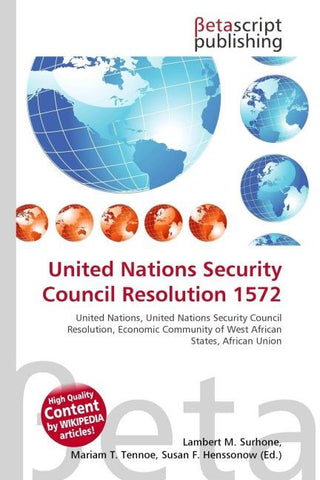 United Nations Security Council Resolution 1572