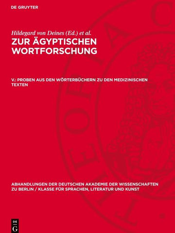 Proben aus den Wörterbüchern zu den medizinischen Texten