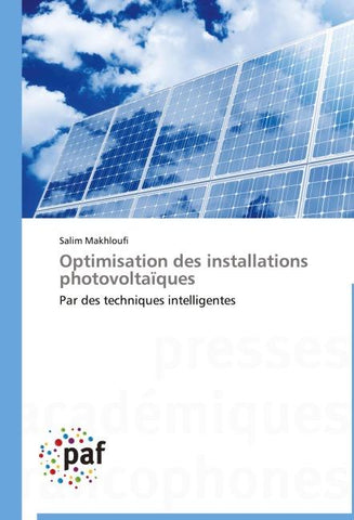 Optimisation des installations photovoltaïques