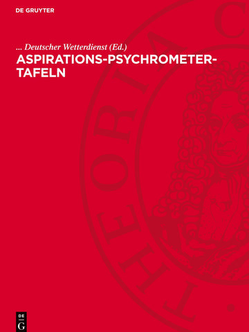 Aspirations-Psychrometer-Tafeln