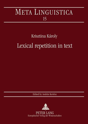 Lexical Repetition in Text