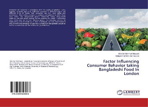 Factor Influencing Consumer Behavior taking Bangladeshi Food In London
