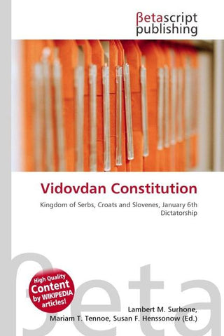 Vidovdan Constitution