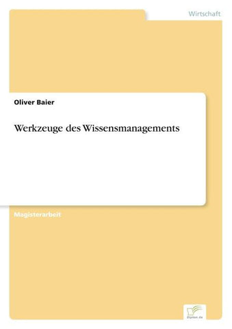 Werkzeuge des Wissensmanagements