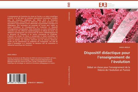 Dispositif didactique pour l'enseignement de l'évolution