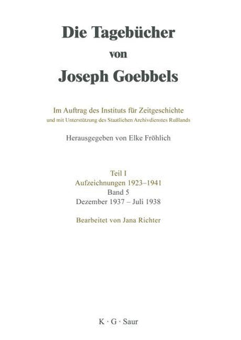 Dezember 1937 - Juli 1938