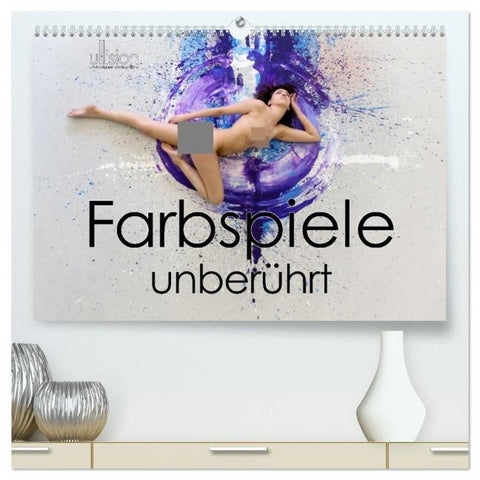 Farbspiele - unberührt (hochwertiger Premium Wandkalender 2026 DIN A2 quer), Kunstdruck in Hochglanz