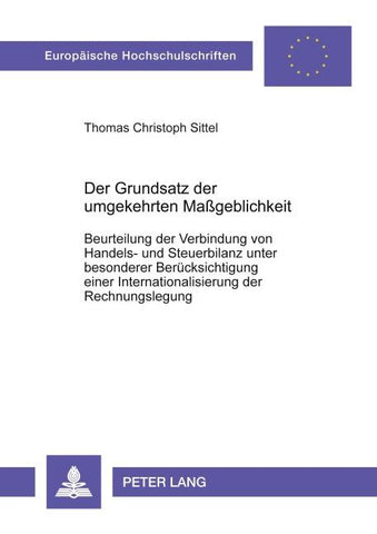 Der Grundsatz der umgekehrten Maßgeblichkeit