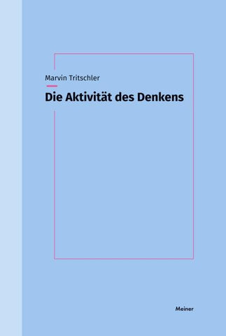 Die Aktivität des Denkens