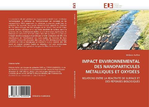 IMPACT ENVIRONNEMENTAL DES NANOPARTICULES ME¿TALLIQUES ET OXYDE¿ES