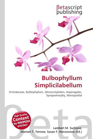 Bulbophyllum Simplicilabellum