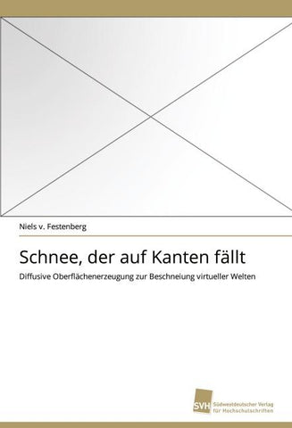 Schnee, der auf Kanten fällt