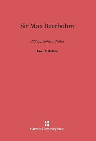 Sir Max Beerbohm