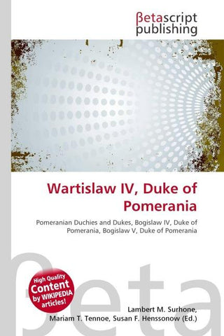 Wartislaw IV, Duke of Pomerania