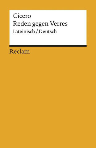 Reden gegen Verres. Gesamtausgabe. Lateinisch/Deutsch