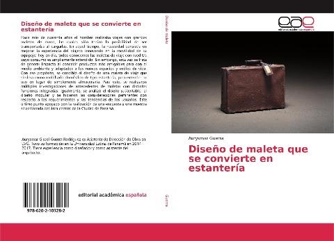 Diseño de maleta que se convierte en estantería