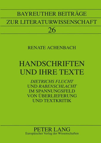 Handschriften und ihre Texte
