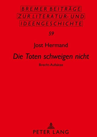 «Die Toten schweigen nicht»