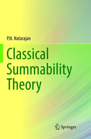 Classical Summability Theory