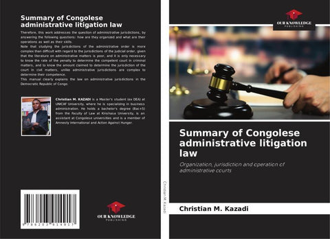 Summary of Congolese administrative litigation law