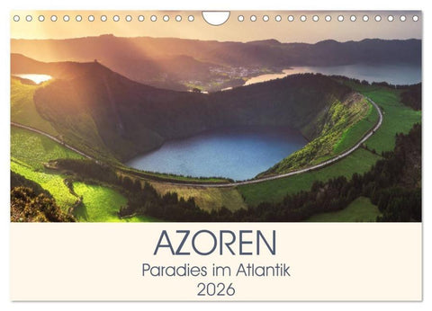 Azoren – Paradies im Atlantik (Wandkalender 2026 DIN A4 quer), CALVENDO Monatskalender