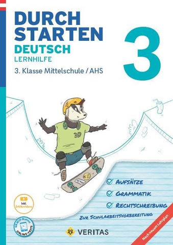 Durchstarten Deutsch 3. Klasse Mittelschule/AHS Lernhilfe