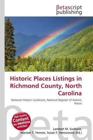 Historic Places Listings in Richmond County, North Carolina
