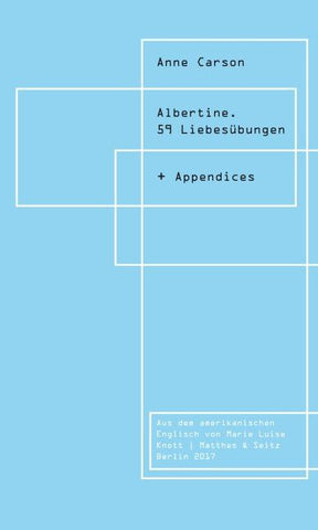 Albertine. 59 Liebesübungen