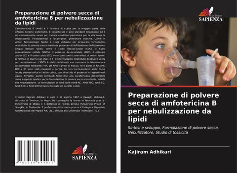 Preparazione di polvere secca di amfotericina B per nebulizzazione da lipidi