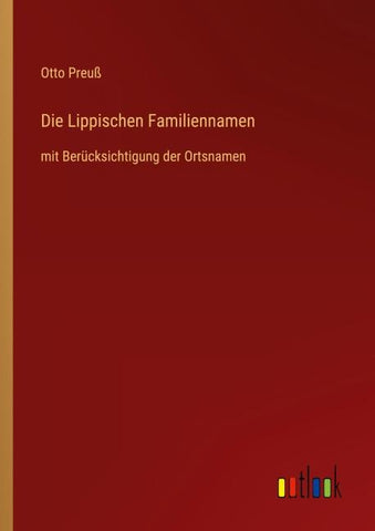 Die Lippischen Familiennamen