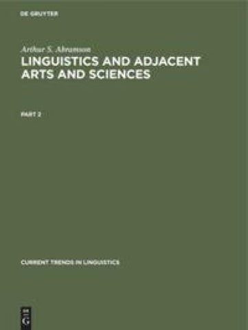 Linguistics and Adjacent Arts and Sciences. Part 2