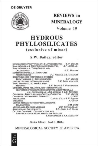 Hydrous Phyllosilicates