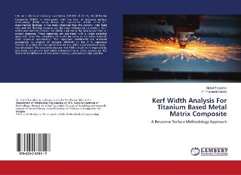Kerf Width Analysis For Titanium Based Metal Matrix Composite