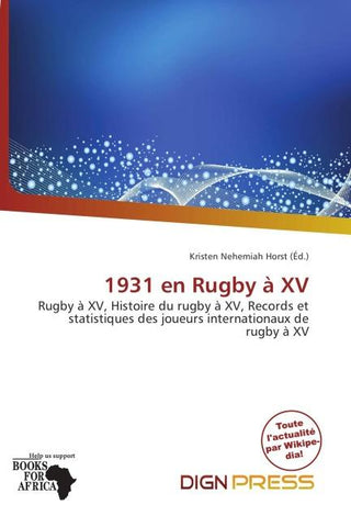 1931 en Rugby à XV