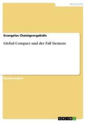 Global Compact und der Fall Siemens
