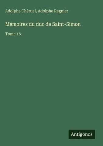 Mémoires du duc de Saint-Simon