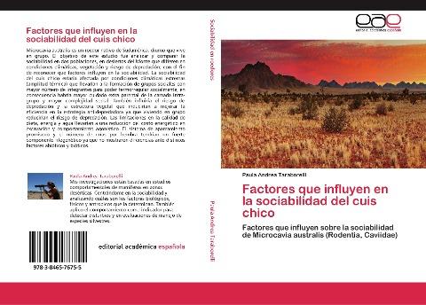 Factores que influyen en la sociabilidad del cuis chico