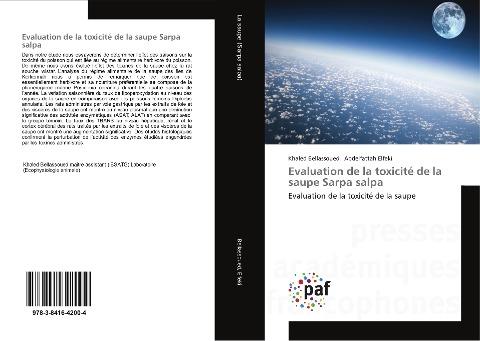 Evaluation de la toxicité de la saupe Sarpa salpa