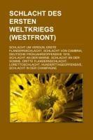 Schlacht des Ersten Weltkriegs (Westfront)