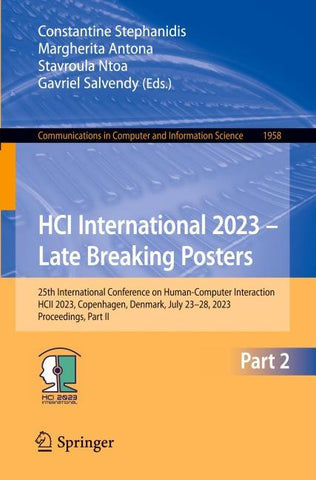 HCI International 2023 – Late Breaking Posters