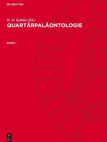 Quartärpaläontologie. Band 1