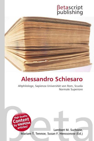 Alessandro Schiesaro