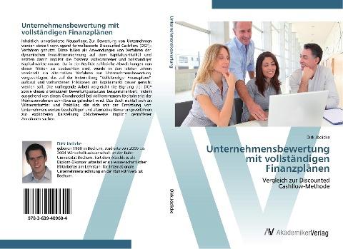 Unternehmensbewertung mit vollständigen Finanzplänen