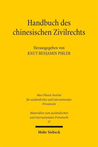 Handbuch des chinesischen Zivilrechts