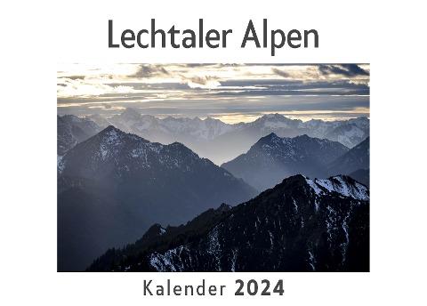 Lechtaler Alpen (Wandkalender 2024, Kalender DIN A4 quer, Monatskalender im Querformat mit Kalendarium, Das perfekte Geschenk)
